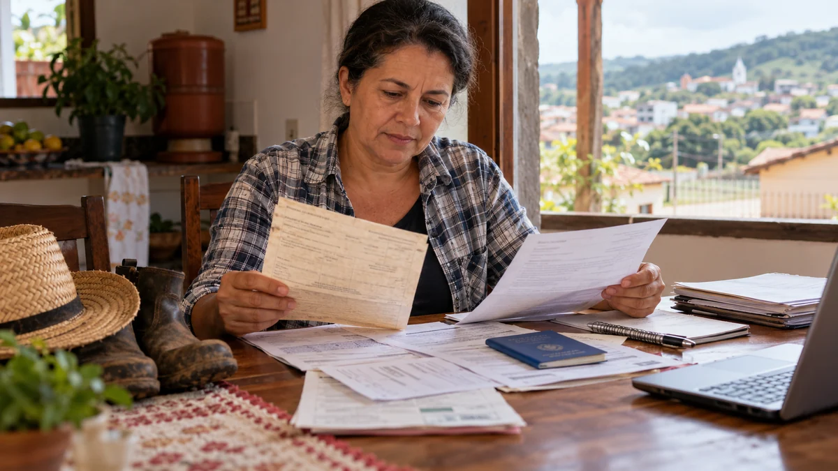 Quais documentos podem comprovar a atividade rural?